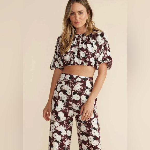 NWT! Mink Pink! Maya Cropped Top - Multi - Picture 1 of 3